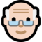 Old Man - Light emoji on Microsoft
